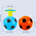 Toys World | Soccer Ball Gyroscope - Light Up Music Spinning Top with Dynamic Rotation, Long-Lasting Fun for Kids, Plastic Football Style Toy for Kids. 