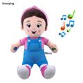 Sutuiying Cartoon Ms Rachel Doll Toys Soft Stuffed Speak Singing Pillow 2025 New Baby Toddler Sleeping Plush Doll Children's Rag Dol. 