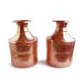 Large Size 35 Cm Length 25 Litres / Litre Pure Tama Puntee Gagri Set 10.5 inch | Copper Ghalcha | Kalash For Healthy Water Storage. 