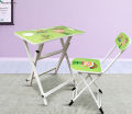 Kids Foldable Study Table Set (Print And Colour May Vary). 