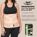 Pregnancy Belly Belly Bands 3 in 1 Pregnancy Support Belt for Pregnancy Back/Pelvic/Hip Pain, Pregnancy with Ab Support (XL:Fit Ab 46"-57.2", Black and Beige). 