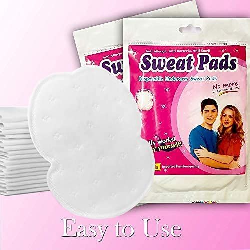 Disposable Underarm Sweat Pads for Men and Women - 10 Pc