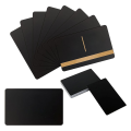 Laser Engraving Blanks, Multipurpose Metal Business Cards. Black. 