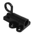FORIDE 3X Aluminum Alloy Security Automatic Window Gate Lock Spring Bounce Door Bolt Latch, Black. 