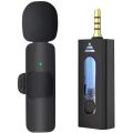 K35 Wireless 3.5mm Lavalier Lapel Microphone Omnidirectional Condenser Mic for Camera Speaker Smartphone. 