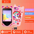 2025 NEW KGG Kids Smart Toy Phone Learning Education Tool Mini Phone Gam Music MP3 Player Alarm Clock Calculator Flashlight Dual Camera. 