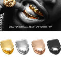 New 14k Gold Plated Small Single Tooth Plain Canine Cap  trend Hip Hop TeethJunna. 