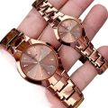 Couple Watches for Lovers Quartz Wristwatch Fashion Business Men's Watch(Set of 2 ). 