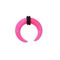 Florideco 4G-14G Acrylic Ring Septum Gauge Kit Piercing Jewelry for Stretching Pierced Nose Ear. 