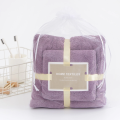KOJA Home Textiles High-Density Coral Fleece Absorbent Soft Bath + Face Towel. 