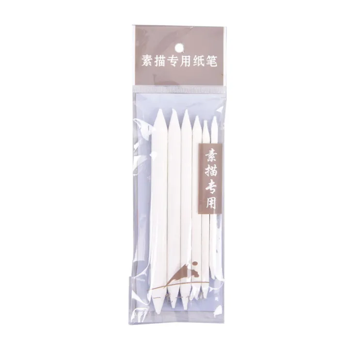 6pcs/set%20Blending%20Smudge%20Stump%20Stick%20Tortillon%20Sketch%20Art%20White%20Drawing%20Charcoal%20-%20Image%208