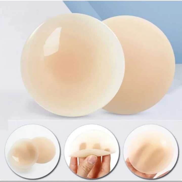 Skin Color Reusable Self-Adhesive Silicone Breast Nipple Cover Free Size For Women Nipple Paste