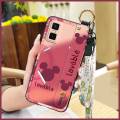 Back Cover Protective Phone Case For infinix GT 30 Pro/X6873 Wrist Strap Silicone Fashion Design Cartoon Phone Holder. 