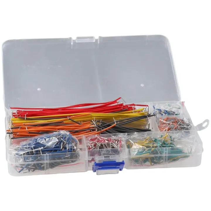 840Pcs High Quality 2-125 mm Breadboard Jumper Wire Kits 14 Lengths ...