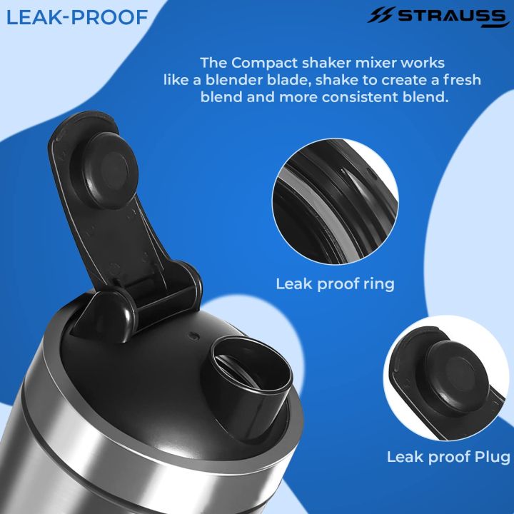 Strauss%20Stainless%20Steel%20Shaker%20Bottle%20739%20ML%20for%20Protein%20Shake,%20100%25%20Leakproof%20,%20Ideal%20for%20Protein,%20Pre%20Workout,%20BCAAs%20&%20Water%20-%20Image%206