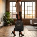 Portable Oxford Cloth Simple Backpack Multi-functional Small Pack Solid Color Shoulder Bag Solid Color Retro Backpack Lady. 