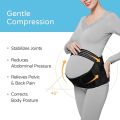 Pregnancy Support Belt: Breathable 3-in-1 Maternity Solution. 