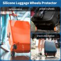 20 Pack Luggage Wheel Covers, Adhesive Silicone Suitcase Wheel Covers, Anti Fall-Off Luggage Wheel Protector for Single. 