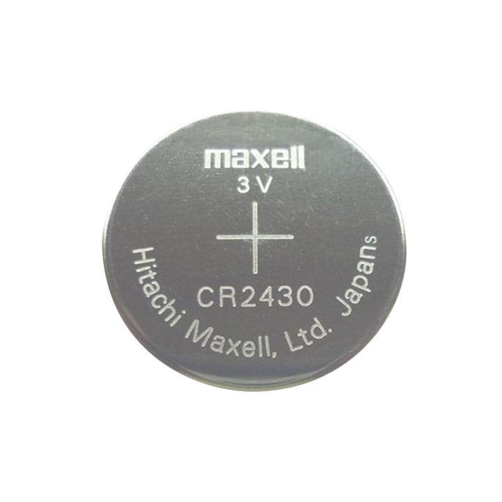 Maxell CR2430 3V Lithium Coin Battery Equivalent to DL2430, ECR2430 and GPCR2430
