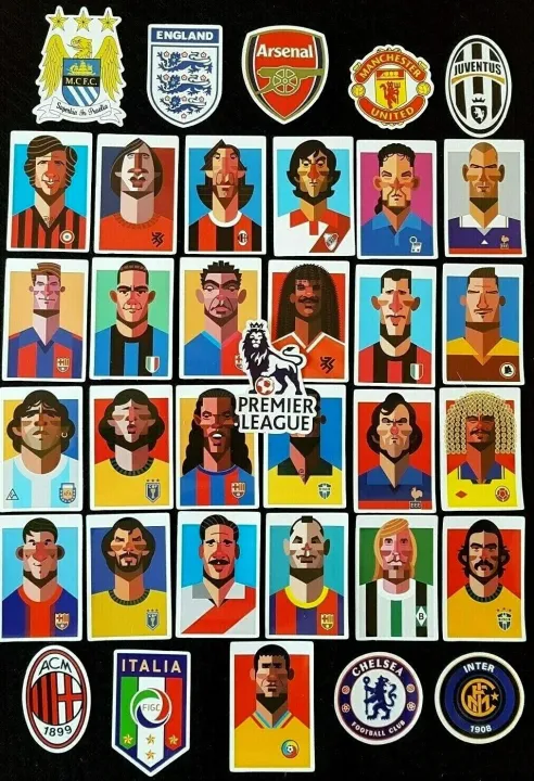 35Pcs%20Football%20Players%20EPL%20Club%20DIY%20Styling%20Vinyl%20Stickers%20Decor%20For%20Laptops,%20Cars,%20Bikes,%20Luggages%20Or%20Fridges%20-%20Image%203