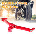 MOUSSY Double Gear Shifter Universal Aluminum Motorcycle Gear Shifter Pedal Dirt Bike Modification Accessories for Riders. 