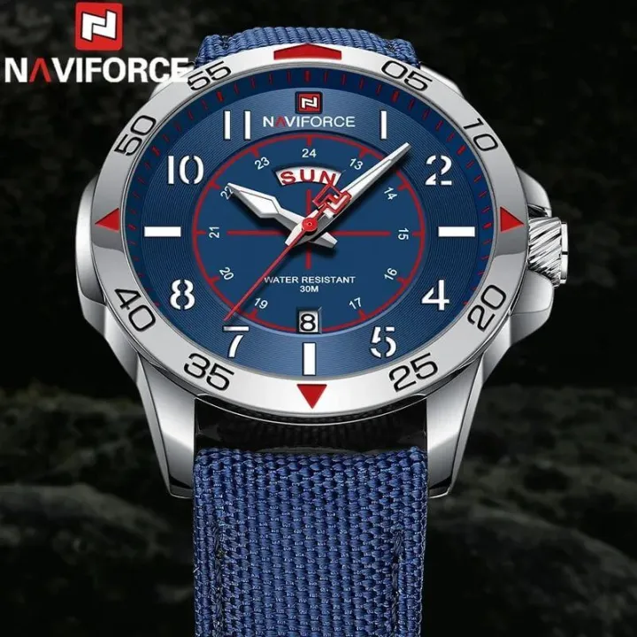 NaviForce%20NF9204%20Stylish%20Day%20Date%20Display%20Nylon%20Strap%20Watch%20For%20Men%20-%20%20Blue%20-%20Image%204