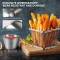 NAMUNY 1 Pack of 10 - Premium Brushed Stainless Steel Condiment Sauce Cups Spices Pots Liquid Dips Bowls - 2.5Oz 70Ml. 