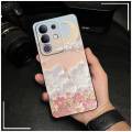 Anti-knock Waterproof Phone Case For VIVO Y29 4G/T4X 5G/Y300T Back Cover flower Phone Pouch Anti-dust Cute TPU Full wrap. 