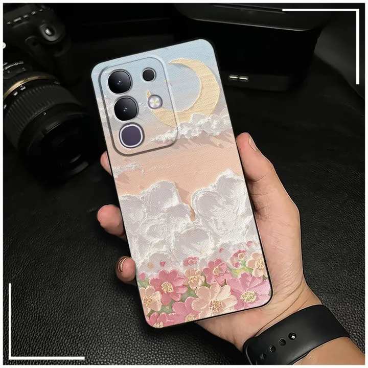 Anti-knock%20Waterproof%20Phone%20Case%20For%20VIVO%20Y29%204G/T4X%205G/Y300T%20Back%20Cover%20flower%20Phone%20Pouch%20Anti-dust%20Cute%20TPU%20Full%20wrap%20-%20Image%204