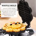 Gas-Type Household Love Waffle Mold Baking Mold Household Non-Stick Cake Pan DIY. 