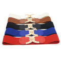 Buckle Elastic Wide Belt Wide Cummerbund Strap Belt Waist Women Accessories Cologo. 