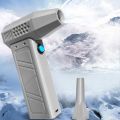 Fullhaodd Blower Turbo Jet Fan 140,000RPM Power Display Handheld Mini Duster High Speed Duster Cleaning Tool,Violent Blower Gray. 