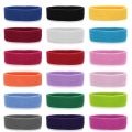 Working Outside Running Moisture Wicking Tennis, Basketball Terry Cloth Athletic Sweat Bands Cotton Sweatband Elastic Hair Bands Sports Headbands. 