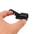 FORIDE 3X Aluminum Alloy Security Automatic Window Gate Lock Spring Bounce Door Bolt Latch, Black. 