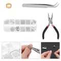 NAMUNY Jewelry Making Supplies, Jewelry Repair Kit Jewelry Fixing Kit with Jewelry Wire and Findings Tools for Jewelry Making. 