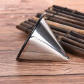 1PC Stainless Steel Pour Over Cone Dripper Reusable Coffee Filter Cup Stand  Podazz. 