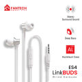 Fantech Earphone ES4 Linkbuds with 3.5mm Wired Connection. 