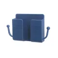 Wall Mounted Mobile Phone Charging Organizer Remote Control Storage Box Multifunction Stand Rack Phone Plug Wall Holder. 