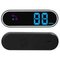 Car mounted GPS speedometer color LED clock needle alarm. 