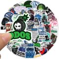 Artsy Home 25/50 Pcs Hacker Programming Stickers for Laptops Cellphone Guitar. 