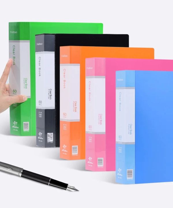 A4 Display File/ Punchless Binder Plastic ( Random Color ) | Daraz.com.np