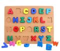 Wooden English Alphabets Blocks For Kids, Alphabets For Kids Puzzles Learning Educational Montosseri Toy. 