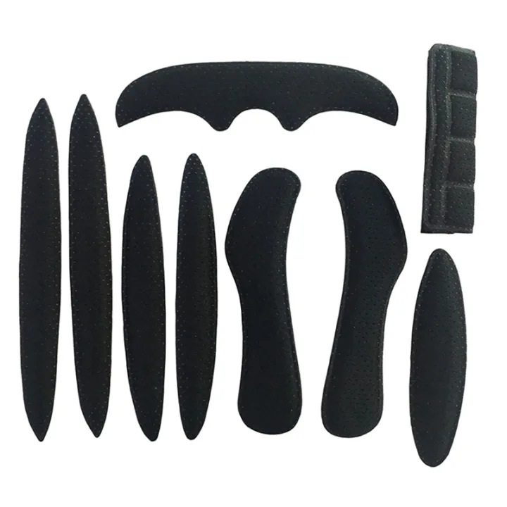 JAERBEE%202X%20Cycling%20Helmet%20Pads%20Sealed%20Sponge%20Bicycle%20Helmet%20of%20Inner%20Pads%20Protection%20SK-202,Black%20-%20Image%206