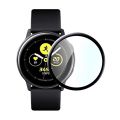 3D Full Cover Tempered Glass Screen Protector for Samsung Galaxy Watch Active 2 (44mm) - Black. 