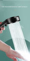 High Pressure Shower Head 5 Mode Adjustable – Large Water Spray with No Drill Installation & 1.5m Long Shower Hose for Gas & Electric Geysers. 