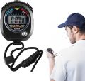 Stopwatch Digital Electronic With Timer To Compass With Rope for Gym Sportc- Sold By Watch House. 