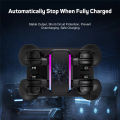 4 In1 Charging Dock with Colorful LED Charging Status Indicator for Switch Joycon Controller Prevent Overcharging. 