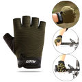 Bicycle Mountain Bike Gloves Bicycle Sports Breathable Gloves 1 Pair Half Finger Summer Riding Non-Slip Golf, Gloves. 