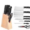 Stainless Steel Kitchen Knife Set With Wood Stand 7pcs set By SOS.. 