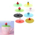 Reusable Silicone Cup Lids Coffee Mug Cover Dustproof Creative One Pc Multicolor. 